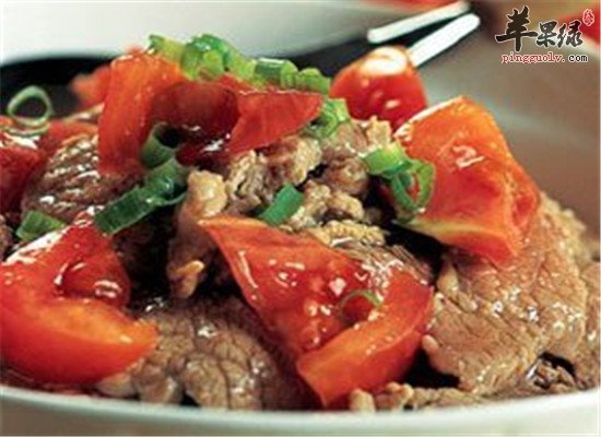 冬至节气驱寒进补 可以吃番茄炒牛肉