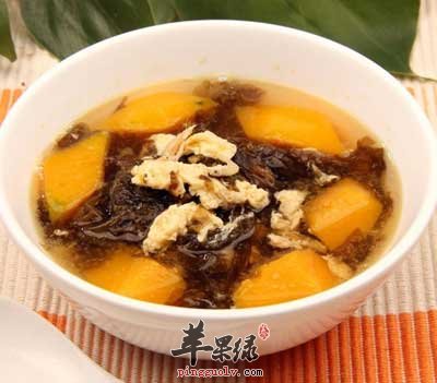 秋日紫菜南瓜汤，专保脂肪肝朋友  第3张